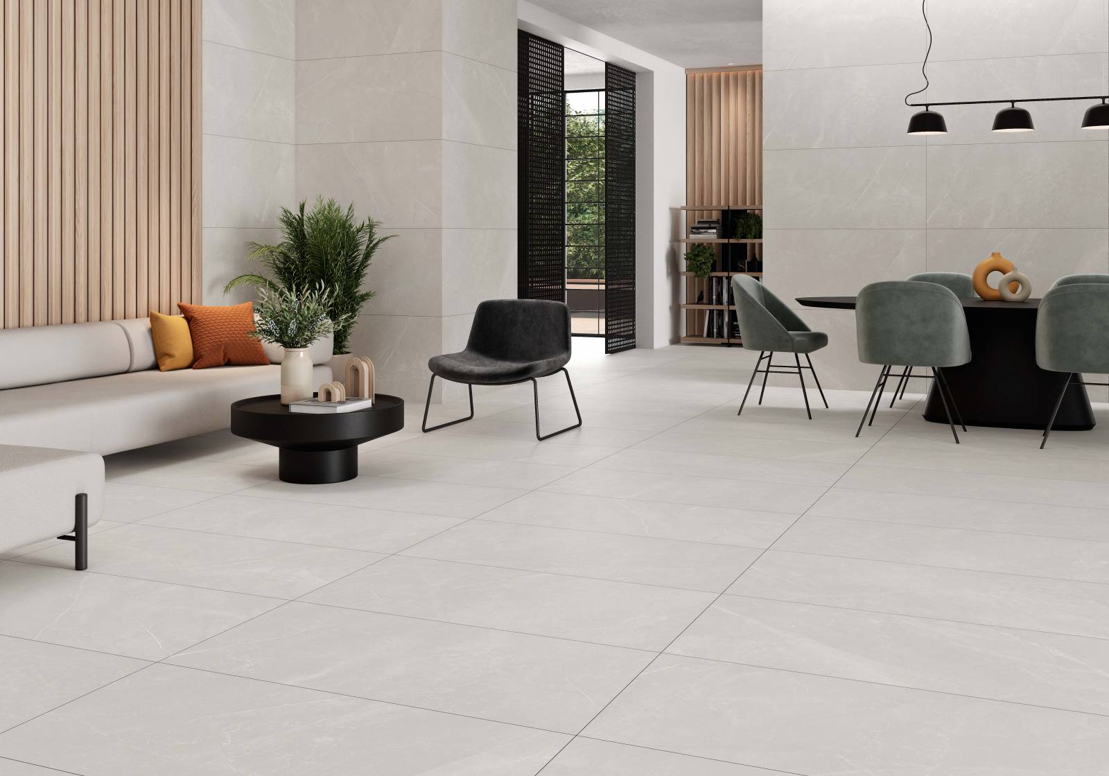 CARRELAGE LÉGÈRES VEINURES ANTIBES MILDEN SATINÉ