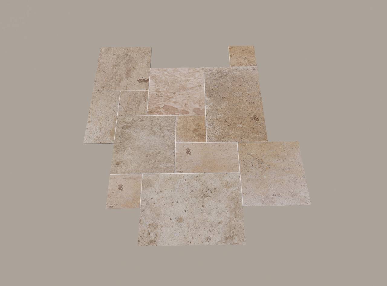 Travertin intérieur choix premium 40x60 de chez Eos Carrelage Martigues