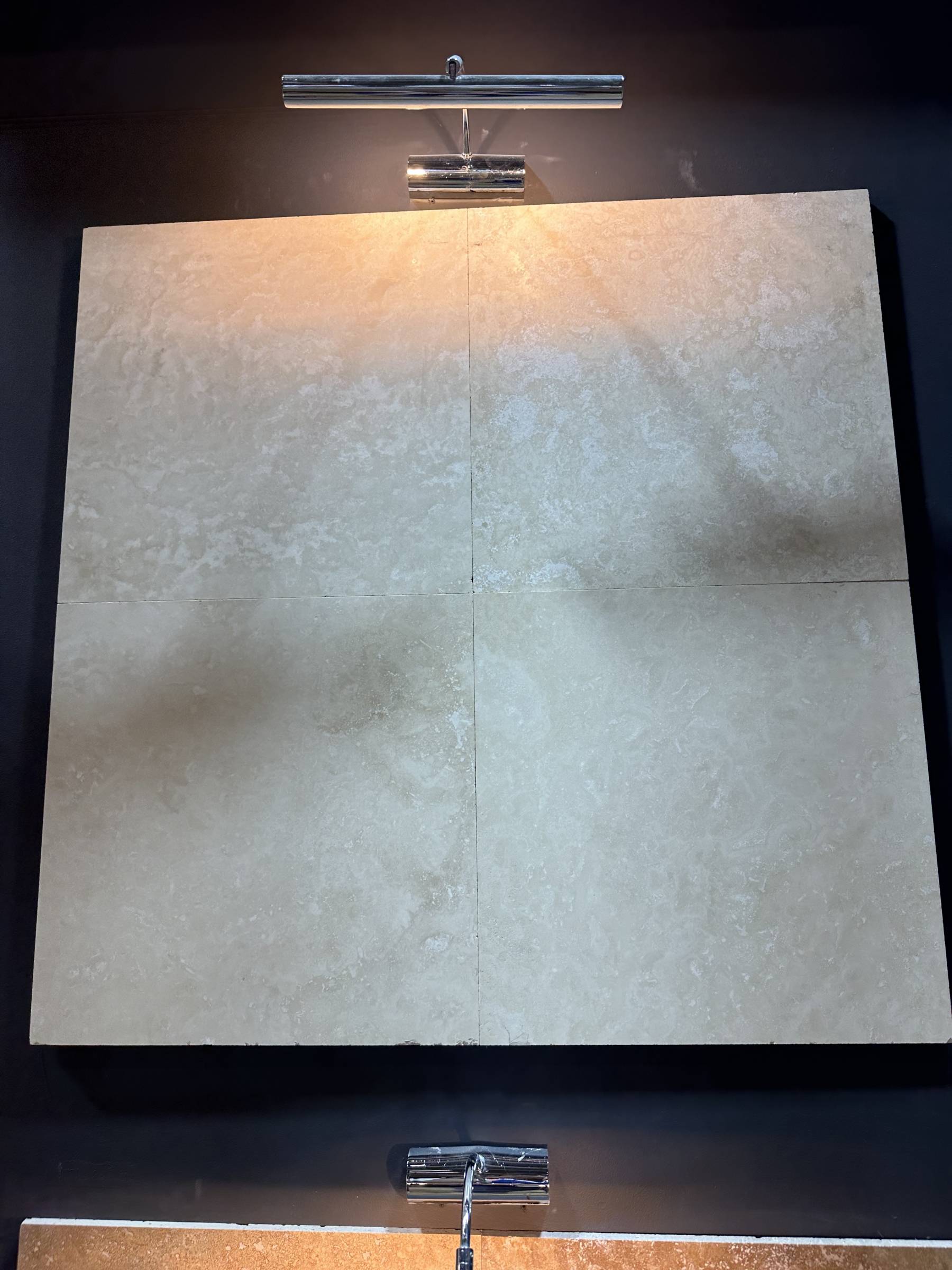 Travertin adouci rebouché 1er choix sur Martigues