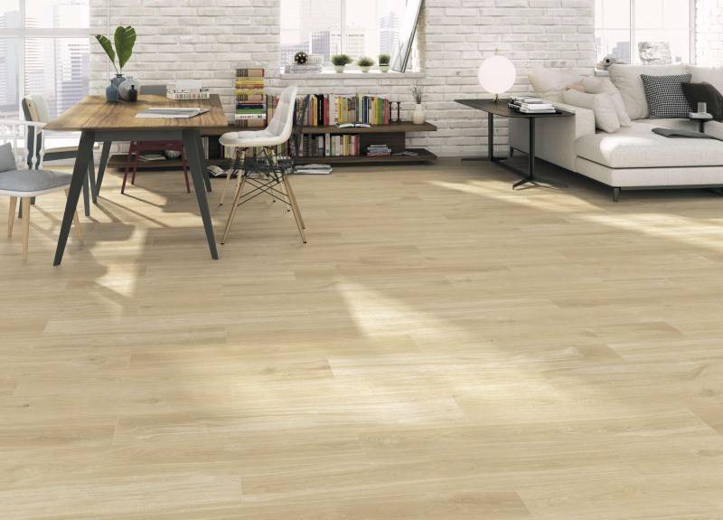 Effet bois parquet nuance très claire