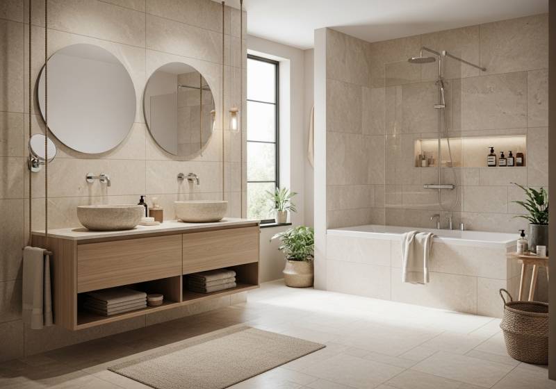 Travertin 1er choix couleur light (couleur claire) eos Martigues