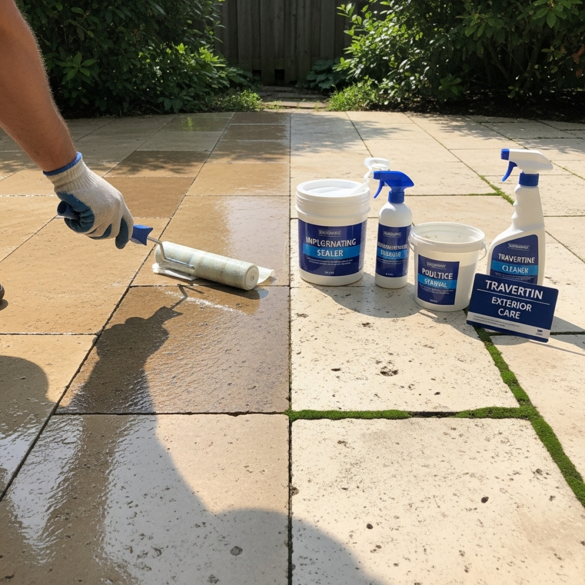 Quels traitements appliquer au travertin extérieur pour prolonger sa durée de vie ?